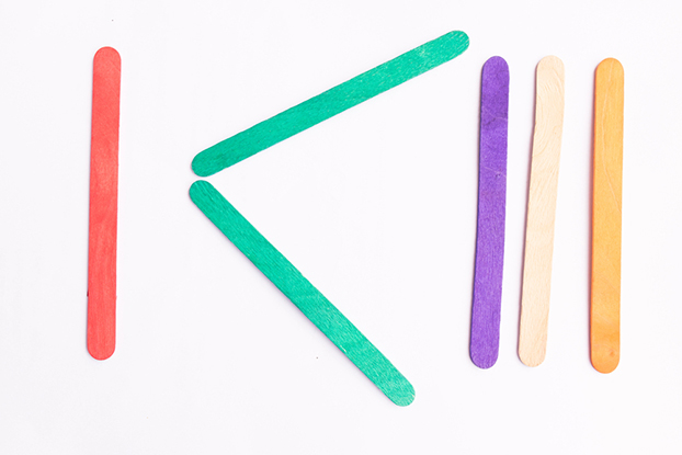 Popsicle Stick Letter Game