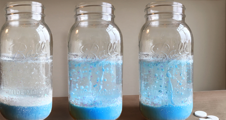 Snow Storm in a Jar Science Experiment - beginlearning