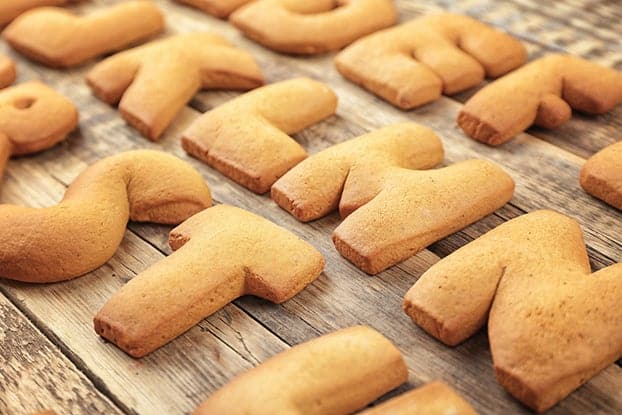 Baking letters